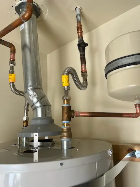 Water heater installation and plumbing repair in Mendon